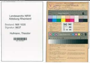 Entnazifizierung Theodor Hufmann , geb. 12.03.1898 (Techniker)