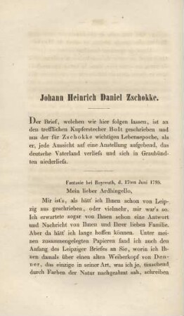 Johann Heinrich Daniel Zschokke