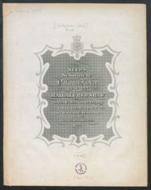 Sechs Schottische National-Lieder : Gesungen von Mad.Alfred Shaw in den Concerten zu Leipzig.