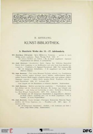 Kunstbibliothek (Nr.880-1016)