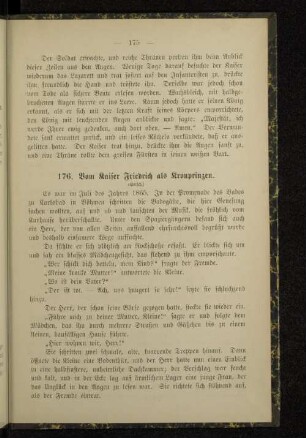 176. Vom Kaiser Friedrich als Kronprinzen.