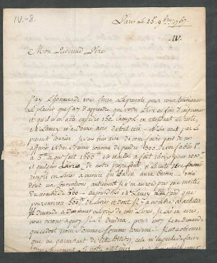 [Brief von Joseph-Gérard Barbou an François-Joseph Terrasse Desbillons]
