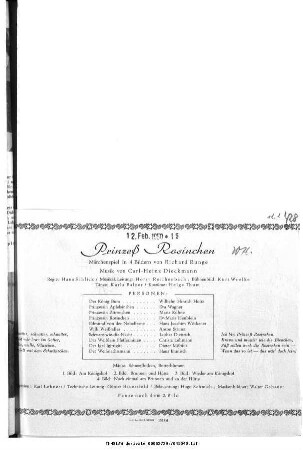 Prinzeß Rosinchen
