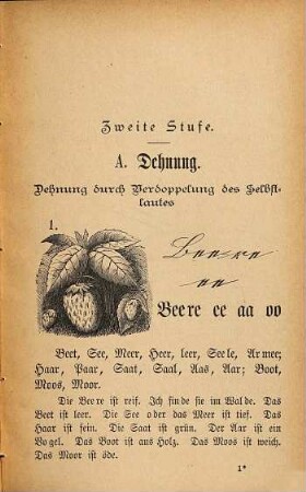 Hoffmann'sche Fibel für den vereinigten Anschauungs-, Sprech-, Schreib- und Leseunterricht, 2. Abteilung