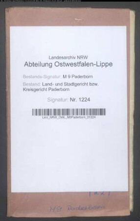 Erblasser: Behrens, Johann Wilhelm: