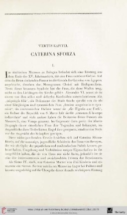 Viertes Kapitel: Caterina Sforza