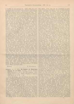 617-621 [Rezension] Schmidt, Wilh., Die Gefahren der Ritschl‘schen Theologie für die Kirche