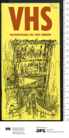 Programm Jahr 1973/1974