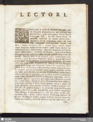 Lectori