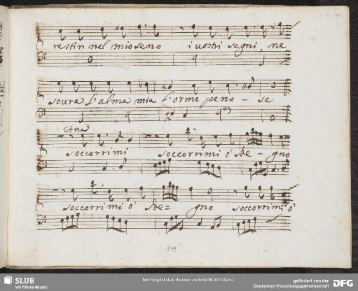 Aria: Soccorrimi o sdegno