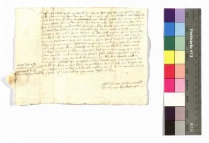 Brief Philipp von Hohenriet an Hans von Kaltental.