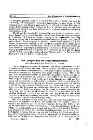 Vom Bildgebrauch im Geographieunterricht