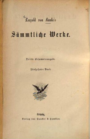 Leopold von Ranke's sämmtliche Werke, 15. Englische Geschichte vornehmlich im siebzehnten Jahrhundert ; 2