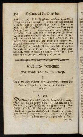 364-392, Siebentes Hauptstück