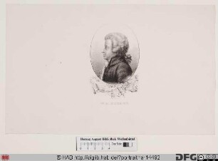 Bildnis Wolfgang Amadeus (eig. Johannes Chrysostomus Wolfgangus Theophilus) Mozart