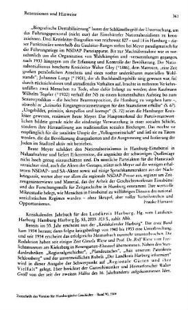 Kreiskalender, Jahrbuch für den Landkreis Harburg, hrsg. vom Landkreis Harburg, Jg. 55 : Hamburg-Harburg, 2003