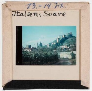 Soave: Burg (Foto 1944)