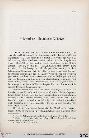 20: Epigraphisch-historische Beiträge