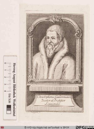 Bildnis Christoph Gundermann