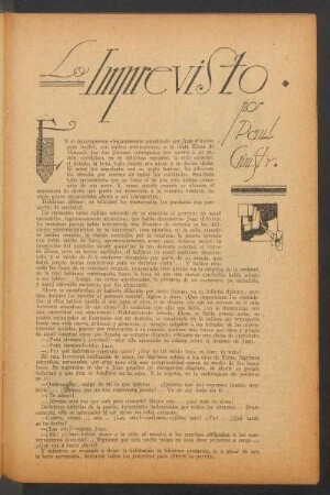 Lo imprevisto : [Ilustraciónes de Nervi]