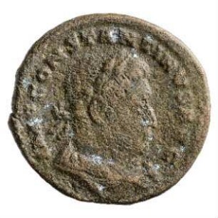 Münze, Follis, Aes 2, 313 - 315 n. Chr.