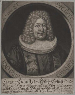 Bildnis des Samuel Schultz