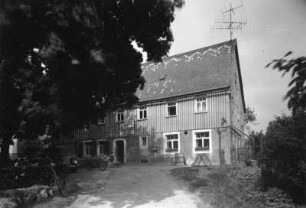 Rosenthal. Wohnhaus mit Gaststätte "Forsthaus", Nr. 70 (Königsteiner Straße 98). Straßenansicht