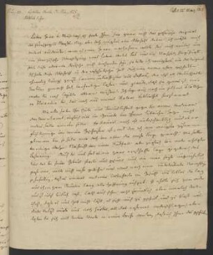 Brief an Karl Hartwig Gregor von Meusebach : 22.03.1828
