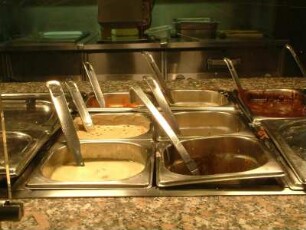 Soßenbehältnisse Schnellrestaurant