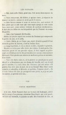 VIII. Vertus champêtres