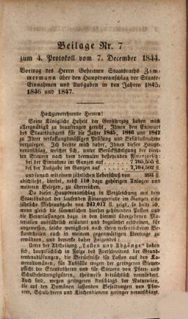 Verhandlungen der Zweiten Kammer der Landstände des Großherzogthums Hessen. Protokolle. 1844/45,2,[a] (1845)