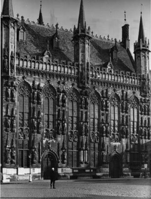 Rathaus, Brügge, Flandern, Belgien