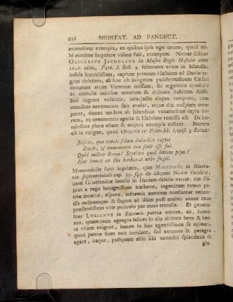 636-645, III (Memorabilia sunt inprimis, quae ...)