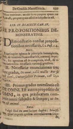 Cap. IV. De Propositionibus Demonstrativis.