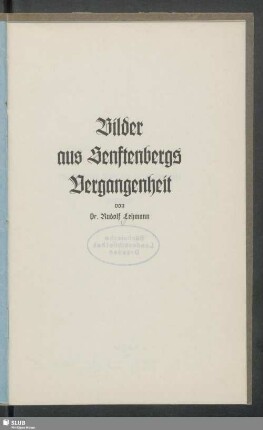 Bilder aus Senftenbergs Vergangenheit