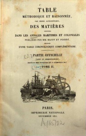 Annales maritimes et coloniales. Partie non officielle, [32,a]