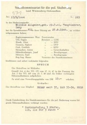 Allgaier, Wilhelm