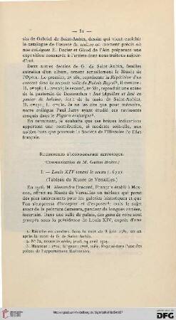 Recherches d'iconographie historique