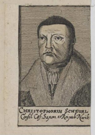 Bildnis des Christophorus Scheurl