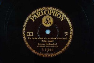 Ich hatte einst ein schönes Vaterland / (Eduard Lassen)