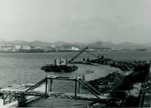 Hafenbau Ponta Delgada Azoren, Portugal, 1937-1940