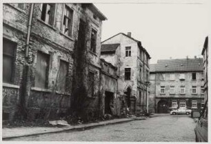 Ruinöses Wohngebäude im Stadtgebiet Halle (Saale)