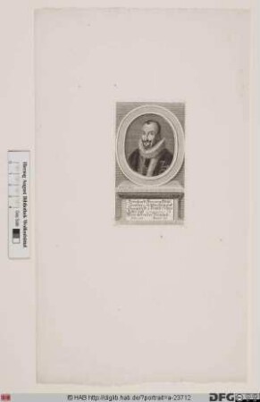 Bildnis Bernhard von Weltz, Frhr. zu Eberstein u. Spiegelsfeld