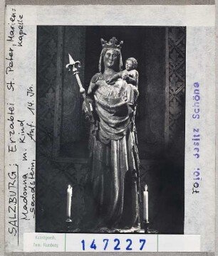 Salzburg: St. Peter, Marienkapelle, Madonna