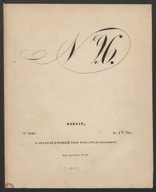 Festmarsch zur Säcular-Feier des Regiments Garde-Du-Corps 1840, : K. Preuss. Cavallerie-Marsch