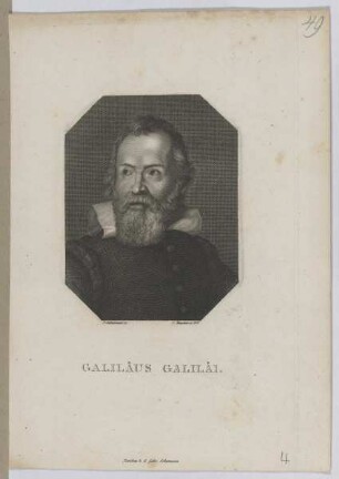 Bildnis des Galilaeus Galilaei
