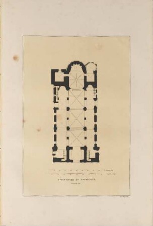 Illustration: Pfarrkirche Zu Andernach. Grundriss.