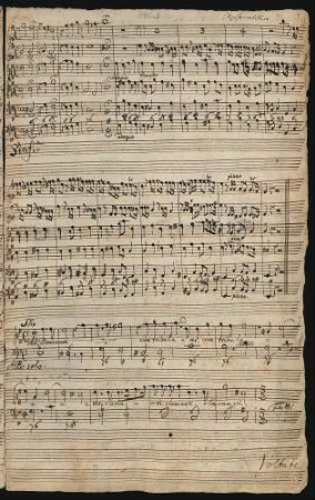 Ad Dominum cum tribularer; V (4), orch, bc; e-Moll