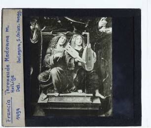 Neuen Eintrag erstellen für Francia, Madonna und Heilige (San Giacomo Maggiore) : Musizierende Engel