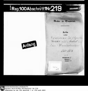 Relationen des Agenten Wachter aus Madrid und aus den Niederlanden